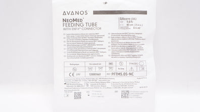 Avanos PFTM5.0S-NC NeoMed Feeding Tube w/EnFit Connector 5.0Fr x 23.6inch 0.4ml